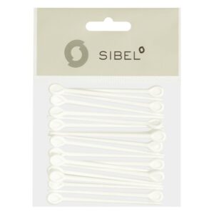 Roller Pin Plastic White 20 pcs. - tugevad plastnõelad