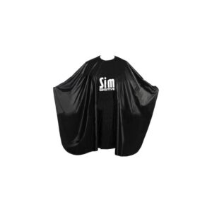 PVC Cape with Sim-logo, black - värvilina