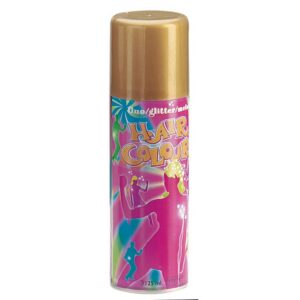 Color Hairspray, Gold 125 ml. - värviline juukselakk