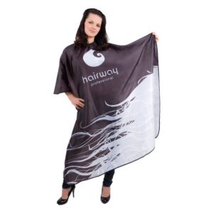 Cutting Cape, Hairway Black & White - lõikuslina
