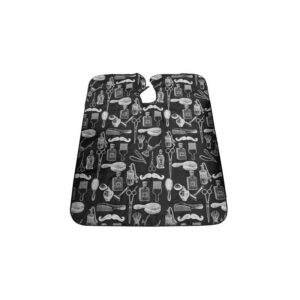Cutting Cape, Barber ( black-white ) - lõikuslina