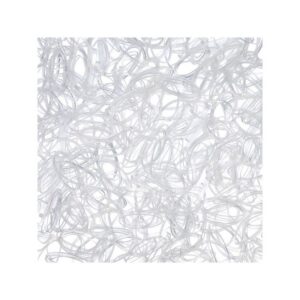 Elastic Bands, Transparent - läbipaistvad juuksekummid, 500 tk.