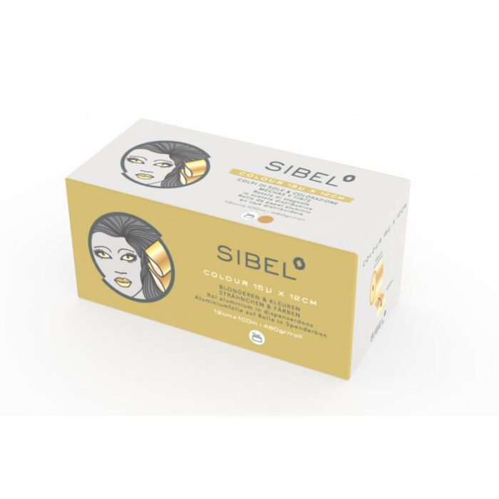 4482120 - SIBEL Alufoil Roll 15MU 480 g Gold 12cmx100m