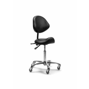 Saddle Stool with Backrest - seljatoega töötool