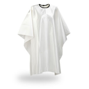 Wako Satin Cape, white - lõikuslina