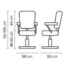 56113 - Styling Chair ›Augusta‹ 2