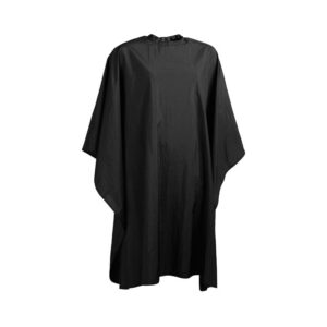 Wako Crinkle Cape, black w. buttons - lõikuslina