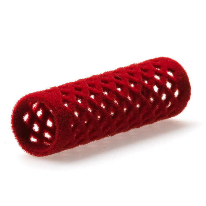 8102 - Flock curler red 18 mm 8102 - Flock curler red 18 mm
