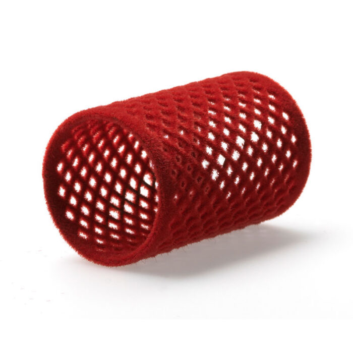 8108 - Flock curler red 40 mm_1 8108 - Flock curler red 40 mm_1