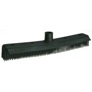 Rubber Broom With Scraper - kummist põrandahari kaabitsaga