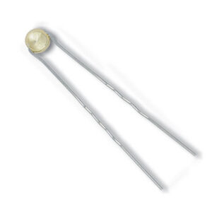 Small Waved Hair Pin With Pearl 1 tk. - juuksenõel pärliga