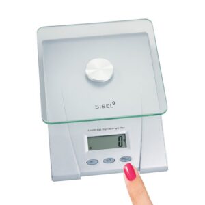 Digital Scale Glass Top, Max 5 kg – digitaalne kaal
