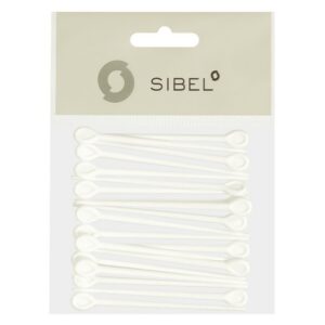 Roller Pin Plastic White 20 pcs. - tugevad plastnõelad