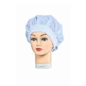 Shower Cap Plastic, Light Blue 1 tk. - dušimüts